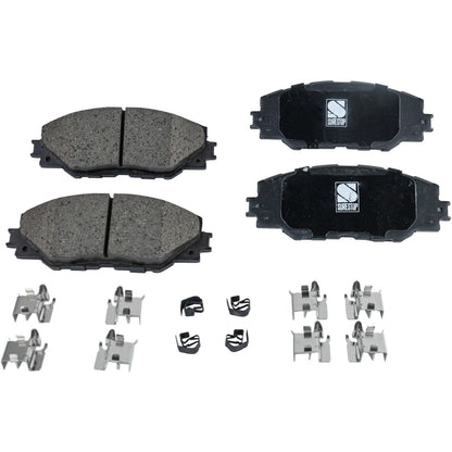 Set of 4 Ceramic Brake Pads for Toyota Corolla iM (2017–2018)