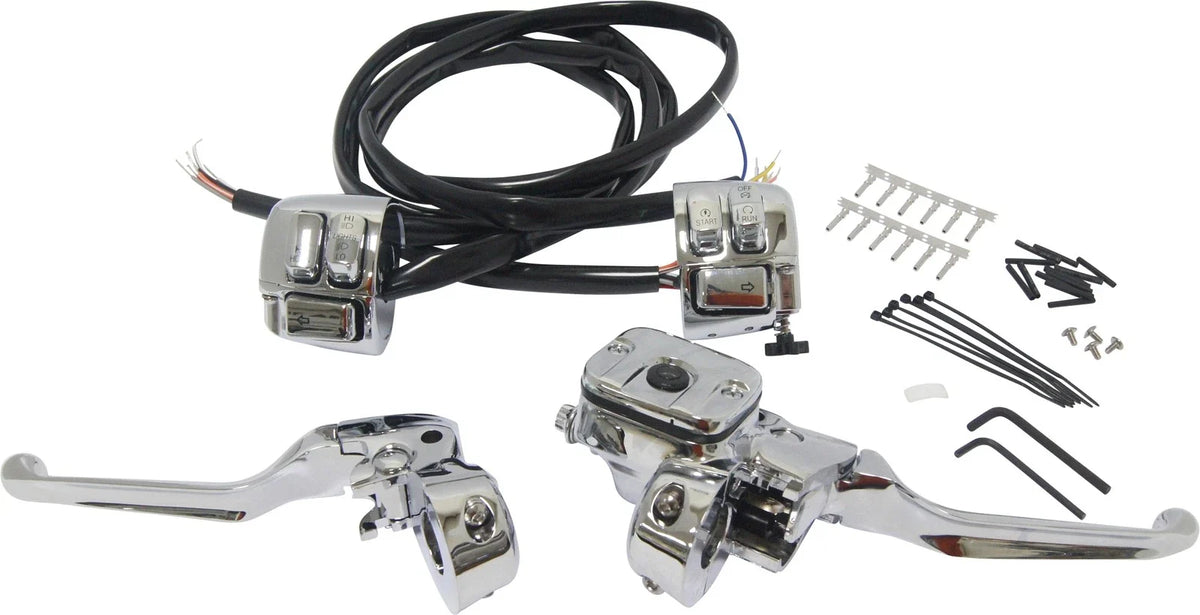 Harddrive Hand Controls with Switches for Harley-Davidson FXSTS & FXSTD (1999–2006)