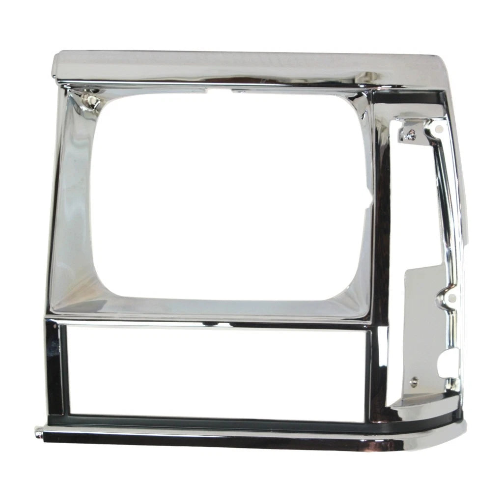 Set of 2 Headlight Bezels for Jeep Comanche (1991–1992) Chrome CLX-M0-USA-SET-USAPX5066-CL360A70, CH2512123, CH2513123