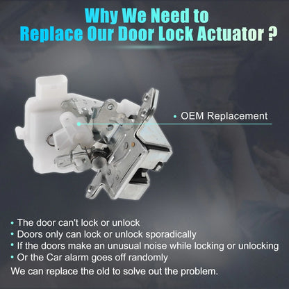 Rear Liftgate Door Lock Actuator Motor for Toyota Matrix (2009–2013) No. 6911002020