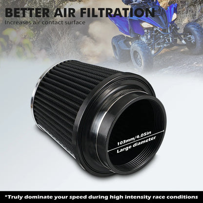 Air Filter Box Cleaner Intake System Kit for Yamaha Raptor 700 YFM700R (2006–2026)