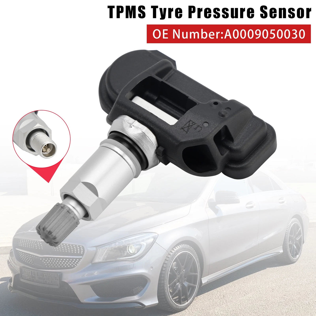 TPMS Tyre Pressure Sensor A0009050030 for Mercedes-Benz W205 W212 (2015–2020)