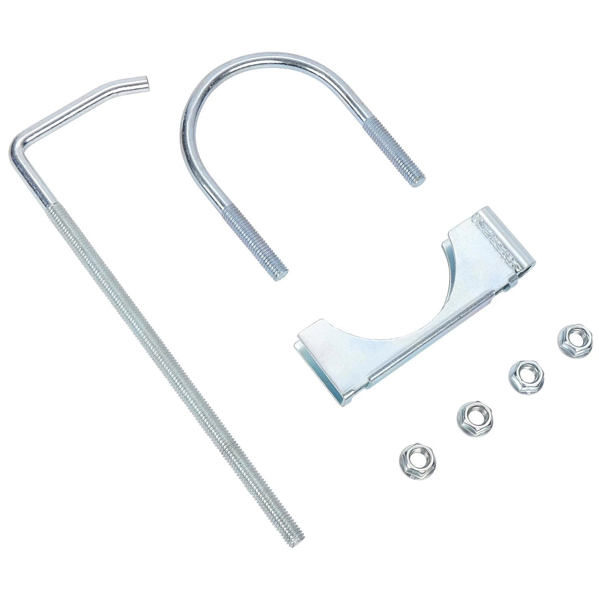 2X 4" Universal Exhaust Clamp with Hanger for Heavy-Duty Applications