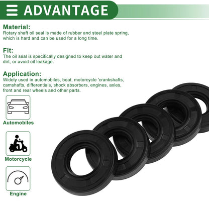 Oil Seal for Rotary Shaft (25x52x10mm)
