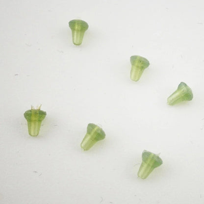 Fishing Beads Set of 2 for Carp Fishing (Clear Green, Clear White)
