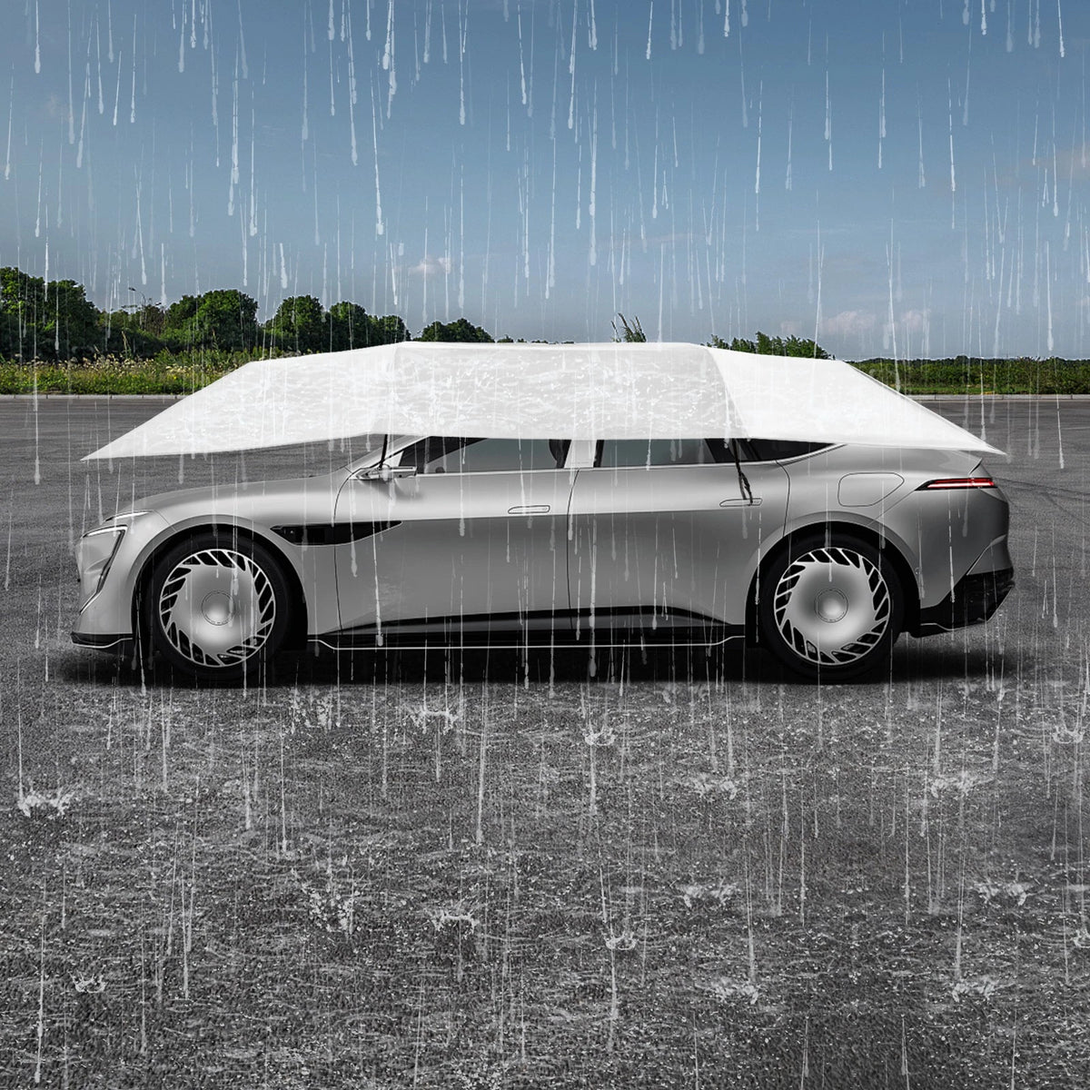 Car Tent for Portable Car Protection Awning Cover