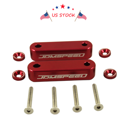 Set of 2 Hood Spacer Risers for Acura Honda Integra CRX Civic (1988–2001)