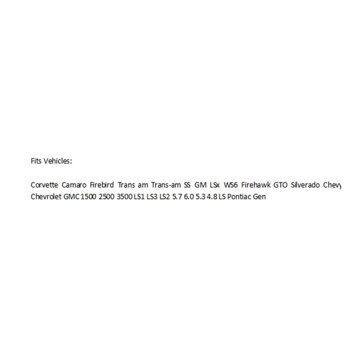Valley Pan Cover Gasket for Chevy Express GMC Sierra Hummer H2 Cadillac (2003–2009)