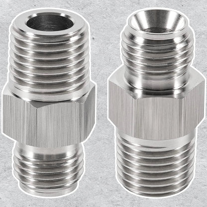 1/4" NPT Fitting Adapter for M12X1.25 Male Metric Coupling