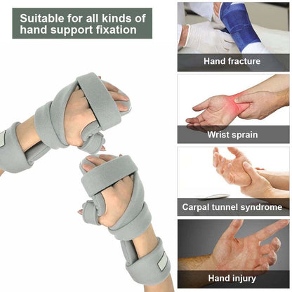 2Pc Adjustable Resting Hand Splint for Stroke Hand Sprain Finger Training