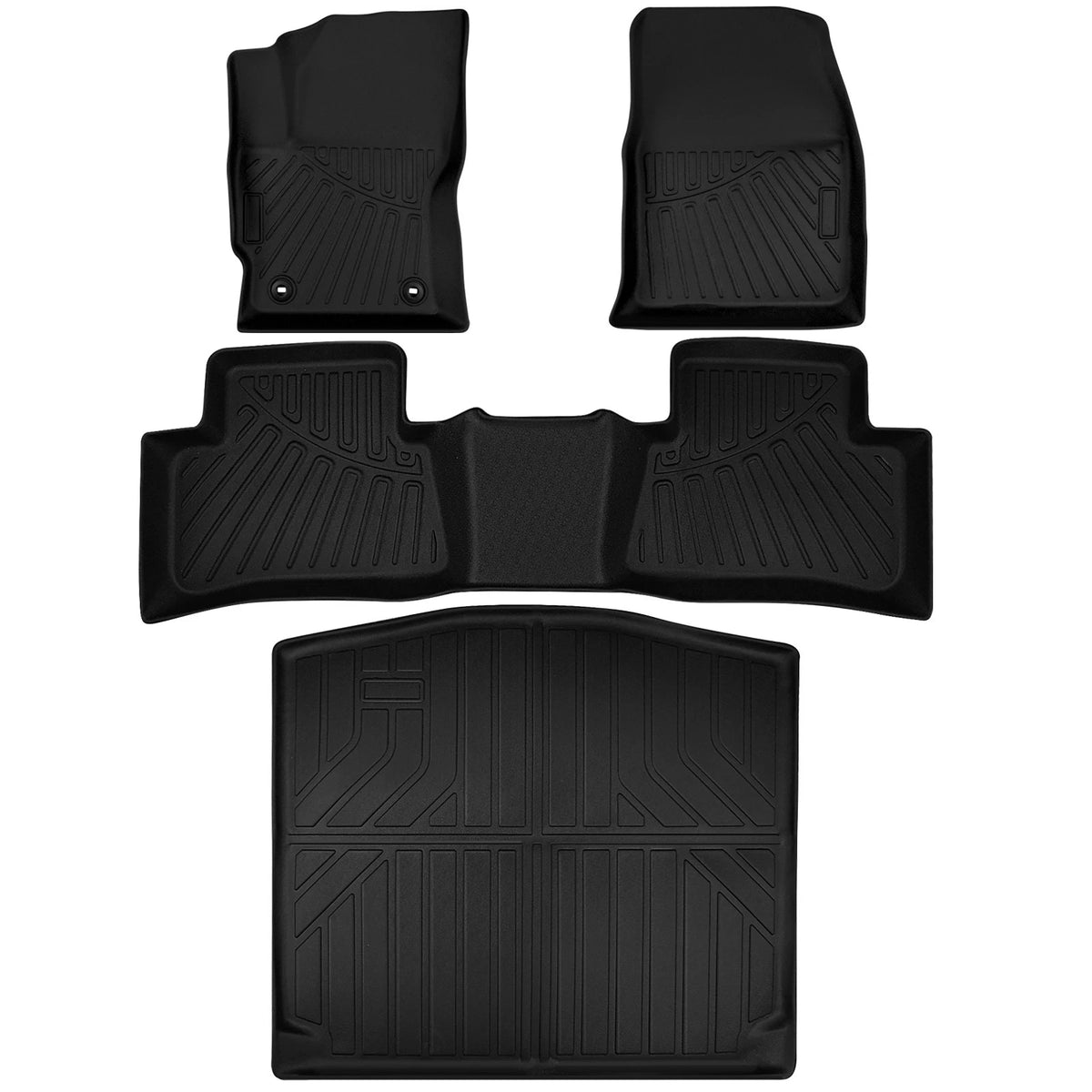 Set of 4 Floor Mats + Cargo Trunk Liner for Toyota Corolla Cross (2022–2024) Car-Techs-30025