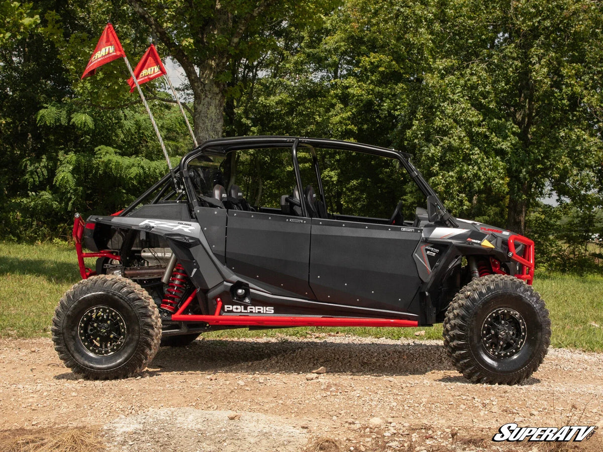 SuperATV Aluminum Doors for Polaris RZR XP 4 Turbo (2014–2023)
