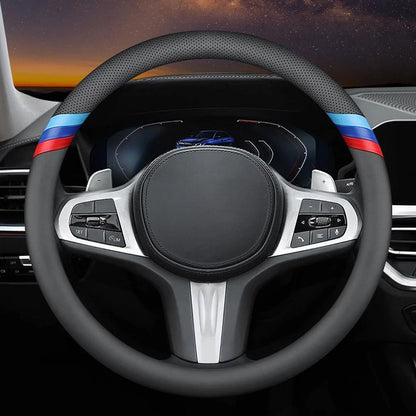 Nappa Leather Steering Wheel Cover for BMW (2010–2023)