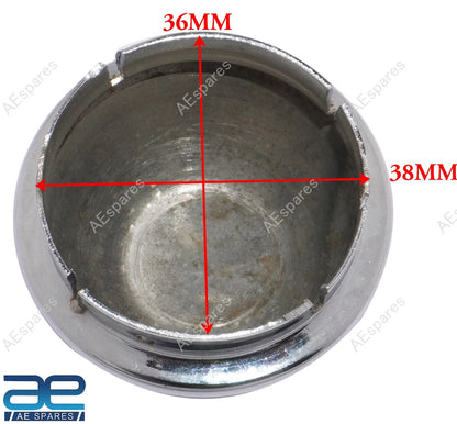 Set of 2 Axle Hub Nut Cap Covers for Vespa Old Models 8" Wheel