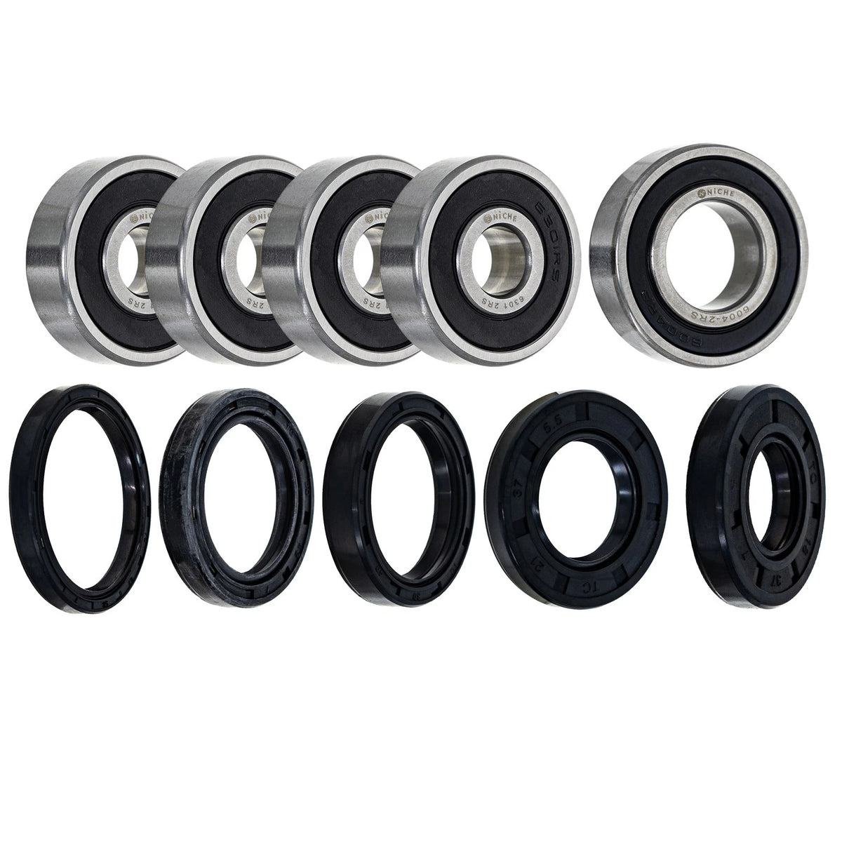 Wheel Bearing Seal Kit for Yamaha RS100 (MK1008629, 6004-2RS, 6301-2RS)