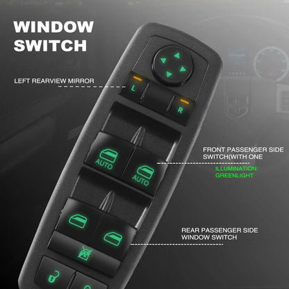 Front Left Power Window Switch for Dodge Grand Caravan (2008–2011)