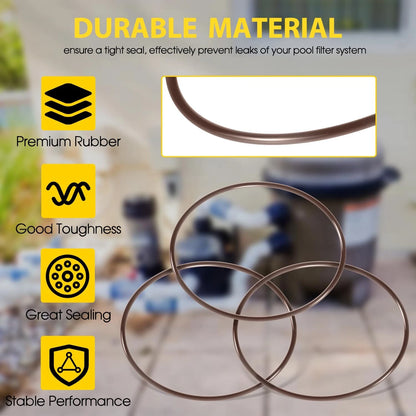 3-Pack O-Rings for Pentair Pool Spa Chlorinator Chemical Feeder