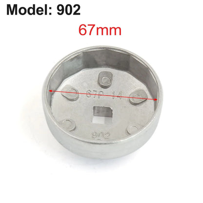14 Flutes 67mm Cap Oil Filter Socket Wrench for Ford Hyundai 