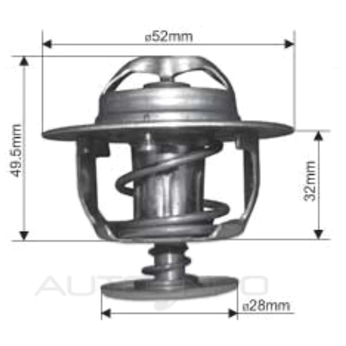 Thermostat Dayco for Toyota Hilux LN56 LN65 LN85 4cyl 2.4L (1983–1994)