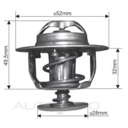 Thermostat Dayco for Toyota Hilux LN56 LN65 LN85 4cyl 2.4L (1983–1994)