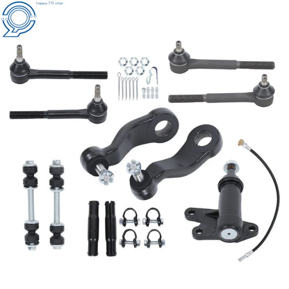 Set of 4 Front Tie Rods and Sway Bar Kit for Chevrolet C1500 (1993–1999)