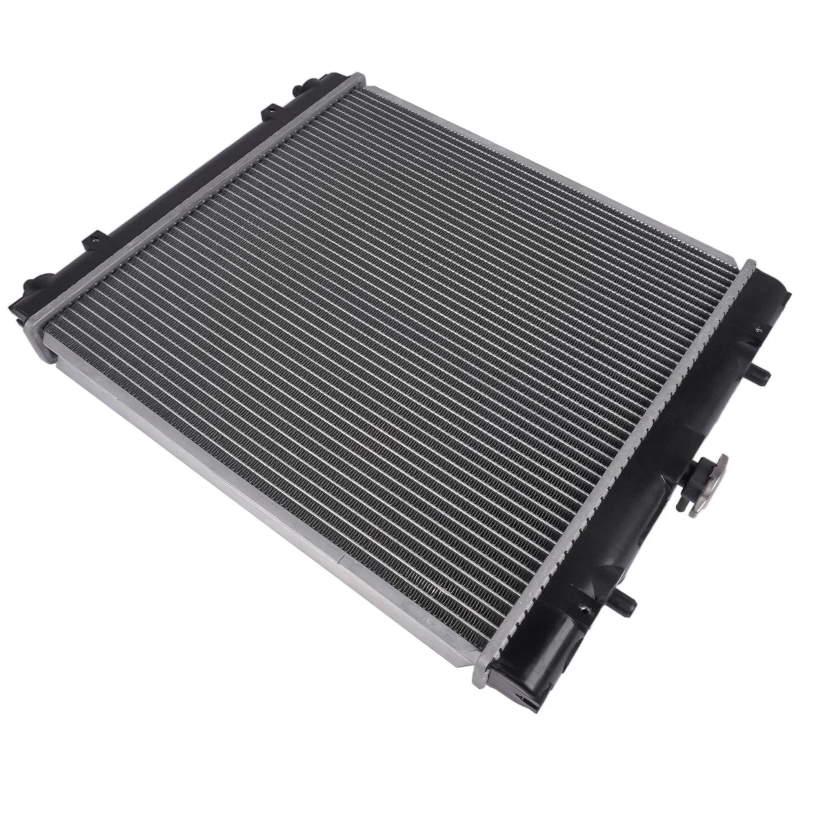 Radiator with Pressure Cap for Kubota MX4700 MX5100 (#TC250-99602, #TC250-99600)