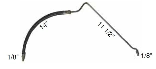 Hydraulic Power Trim Hose for Mercruiser (Replaces: 32-864959)