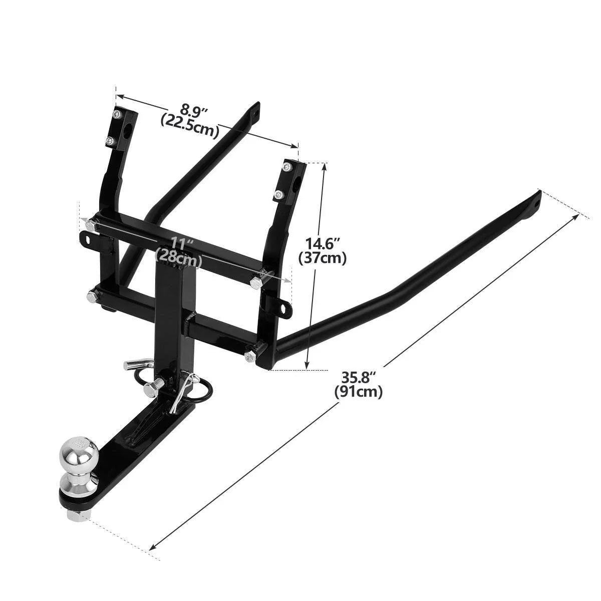 Rear Trailer Hitch Receiver for Honda Goldwing 1800 (2012–2017) F6B (2013–2017)