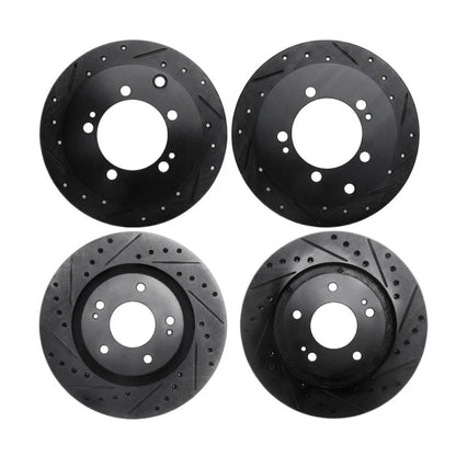 Rotor Set for Mitsubishi Outlander (2005–2006) | Drilled and Slotted | ALX-PAU-DF-8004-72082-CLA1