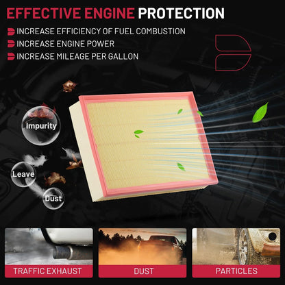 Engine Air Filter for Land Rover LR3 (2005–2009) & RR Sport (2006–2009) 4.0L 4.4L 4.2L