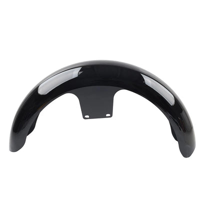 19" Wheel Wrap Black Front Mudguard for Harley Touring Road Street Glide