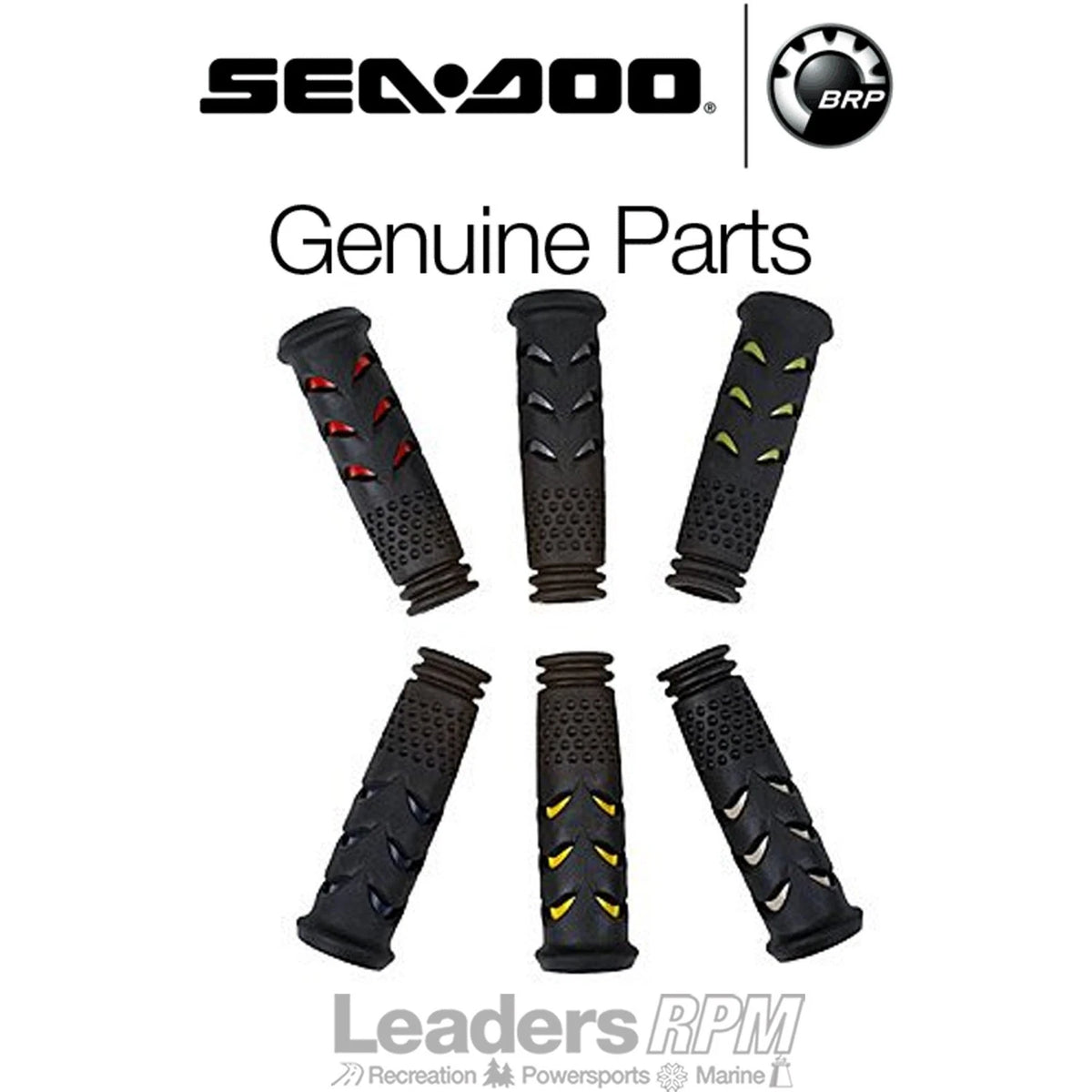 2X Rubber Handlegrips Kit for Sea-Doo (295500979)
