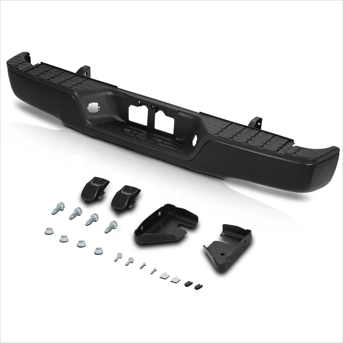 Rear Bumper for Toyota Tundra (2007–2013) w/Rock Warrior Pkg, License Lamps, Brackets