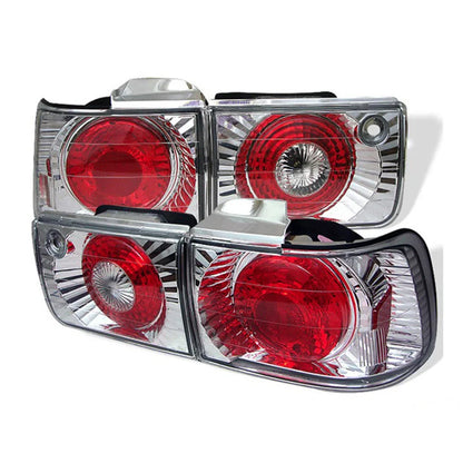 4PC Chrome Tail Lights for Honda Accord 1992–1993 (NTR620)