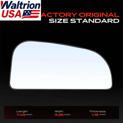 Left Driver Side Lower Towing Mirror Glass for Dodge Ram 1500 2500 3500