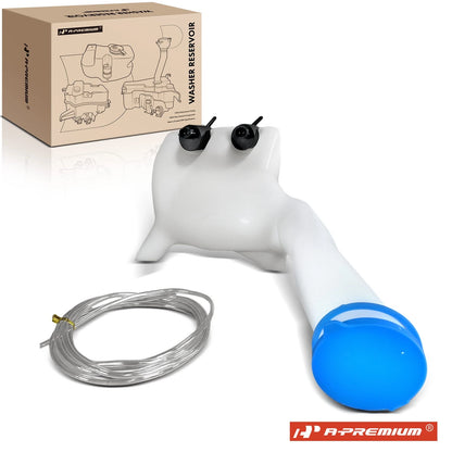 Windshield Washer Reservoir with Cap & Dual Pump for Honda Civic (2002–2005) - 76806S6DE11, 76812S6DE11, 76840S5TE01, HDB2026B, HO1288148