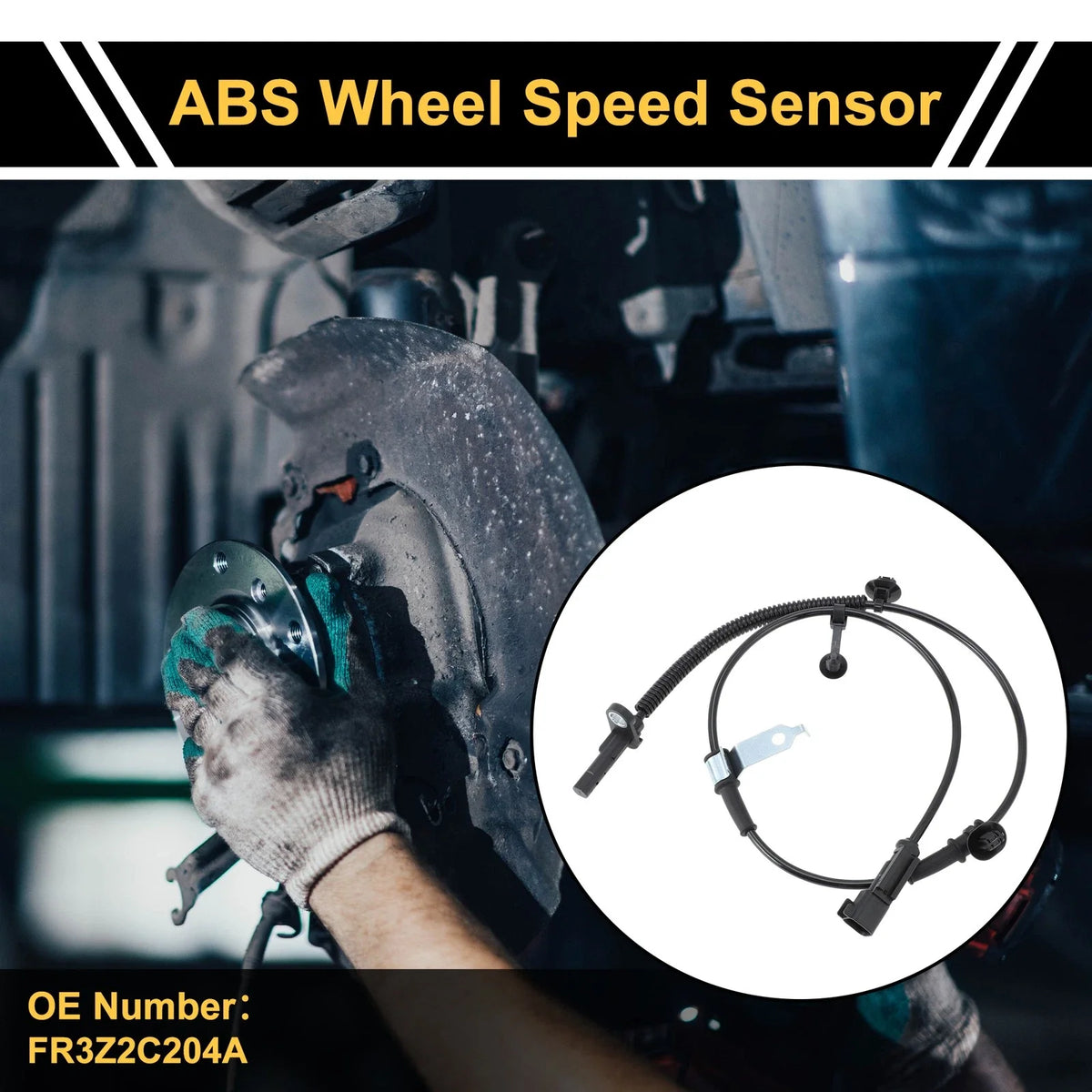 ABS Wheel Speed Sensor No.FR3Z2C204A for Ford Mustang (2015–2023)