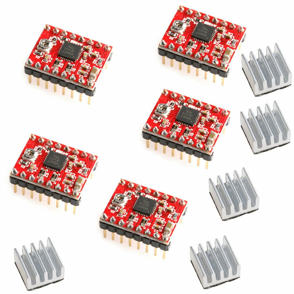 10X A4988 Stepper Motor Driver Module for 3D Printer (RepRap, Arduino)