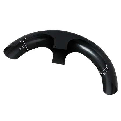 30" Gloss Black Wrap Around Front Fender for Harley Touring Electra Glide (2014–2023)