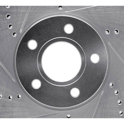 Brake Rotor Set for Volvo C30 (2012) - Drilled and Slotted ALX-PAU-DF-7002-54018-CLA3