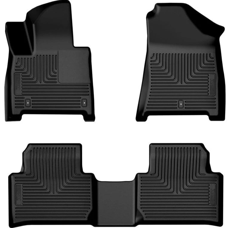 3 Piece Set Husky Liner WeatherBeater Floor Liners for Hyundai Santa Fe (2024-2025) 95961