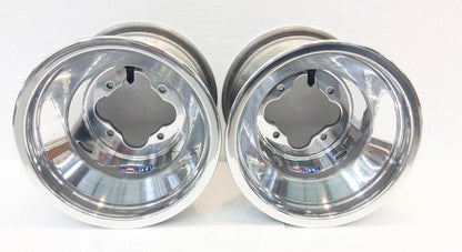 DWT Polished A5 9" Rear Wheels Rims for Yamaha YFZ450 Banshee Raptor (2000–2023)