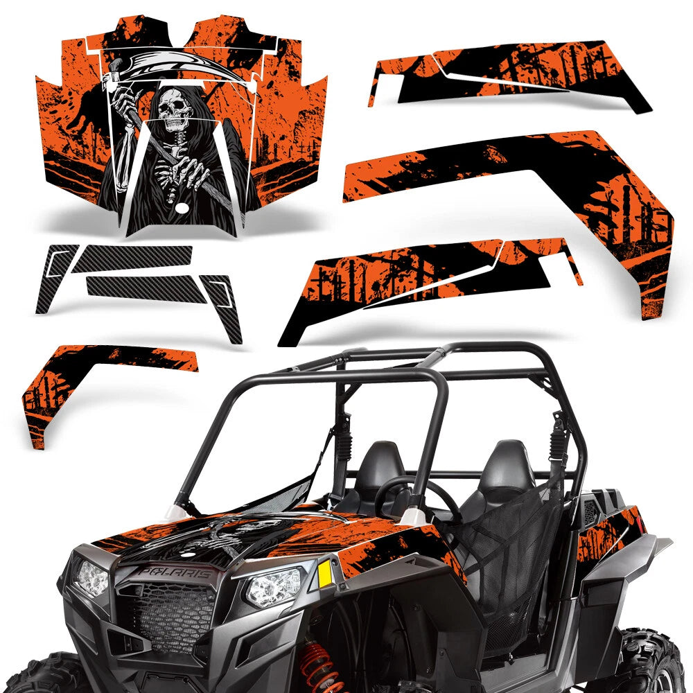 UTV Graphics Kit Decals for Polaris RZR XP 900 (2011–2014)