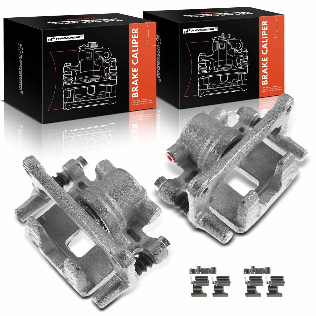 A-Premium Pair Rear Brake Caliper for Jeep Compass Patriot (2007–2017) - 68020252AA, 68020252AB, 68020254AA, 68033076AA