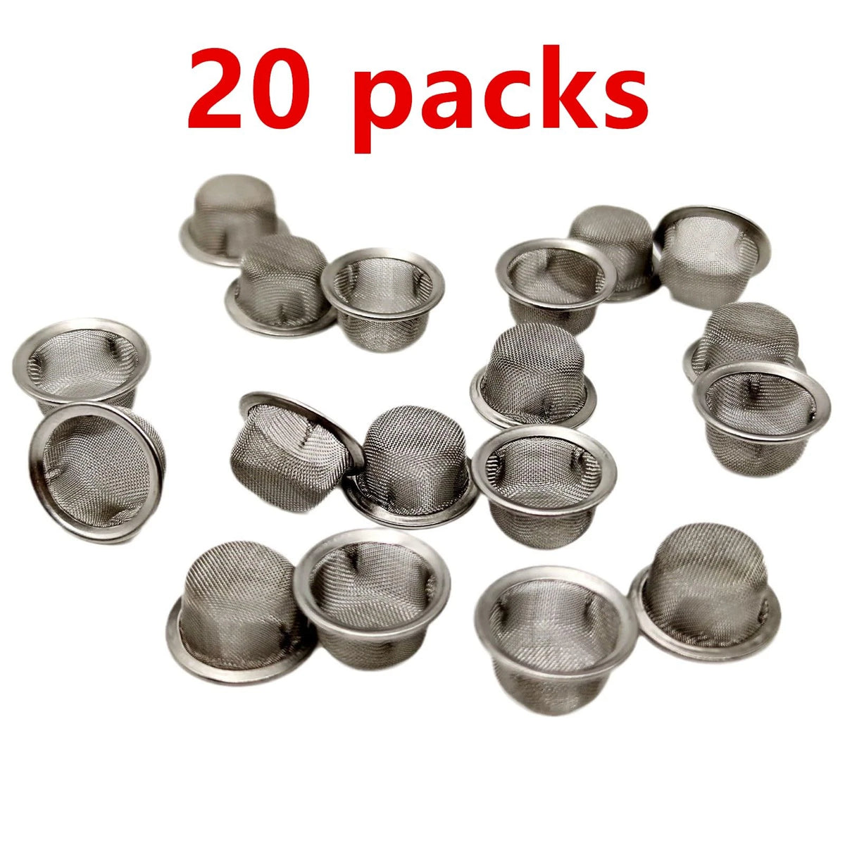 20pcs 0.5 Inch Pipe Screens for Various Applications