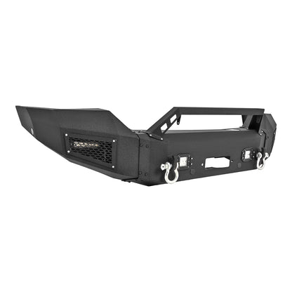 Front Bumper with D-ring & LED Lights for GMC Sierra 2500/3500 HD (2015–2019) CON-A000000262