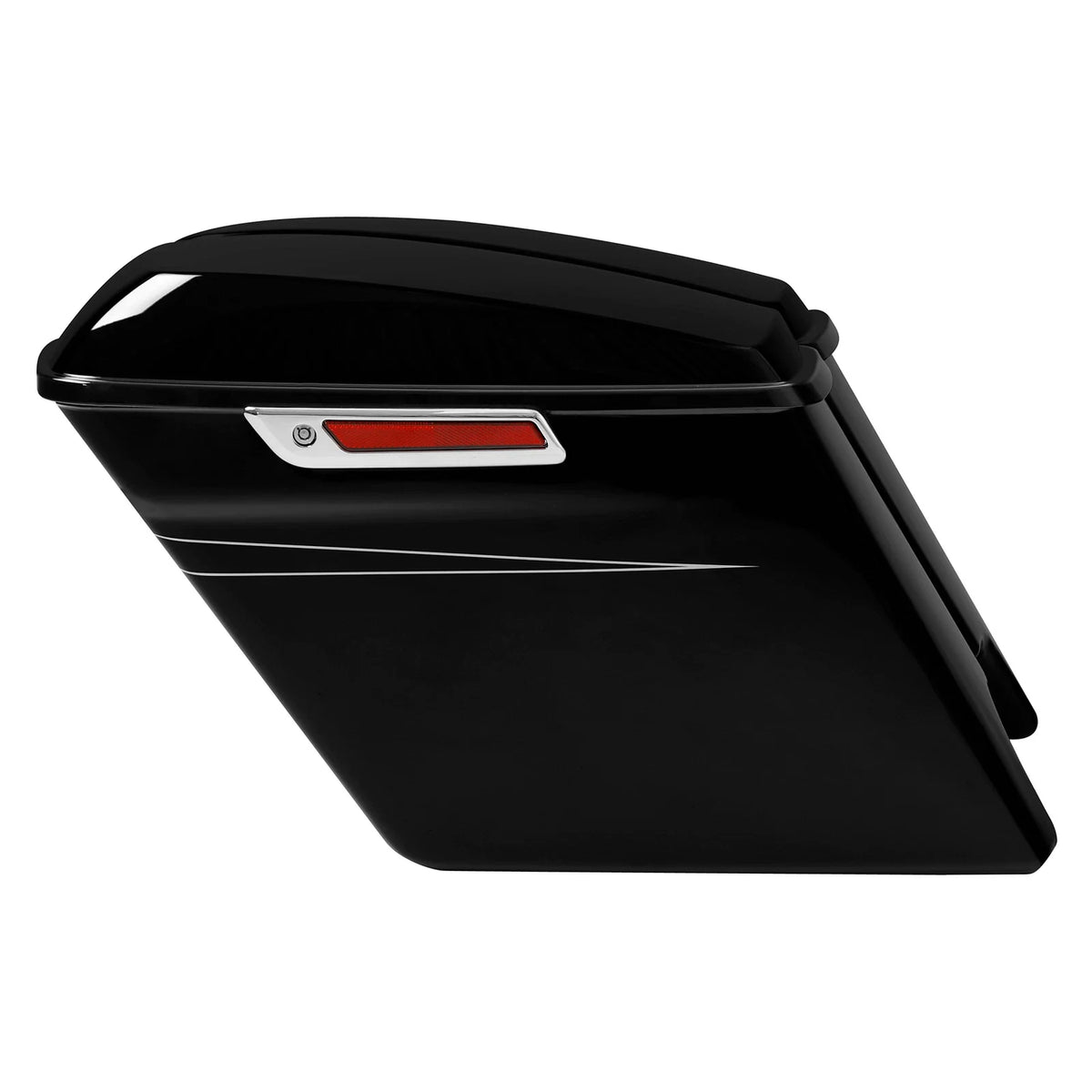 5" Stretched Saddlebags for Harley Touring Street Glide (2014–2024) Vivid Black