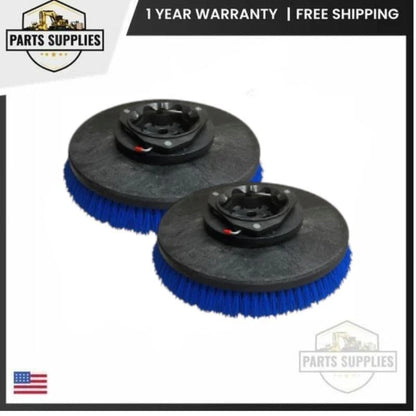 Set of 2 Disk Scrub Brush Assembly for Tennant A5 T5 (Automatic Scrubber)