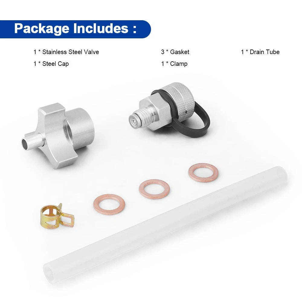 M12x1.5 Quick Twist Oil Drain Valve for Easy Oil Changes
