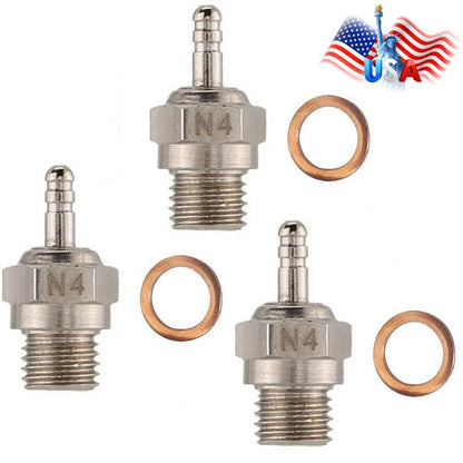 3PC Glow Plug for Traxxas T-Maxx 2.5 (1/10)
